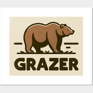 Grazer - The Contented Bear Posters and Art